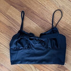 Lottie Moss Black Top with Branded Tag